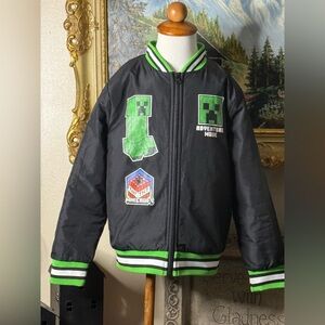 MINECRAFT Adventure Mode Graphic Bomber Jacket